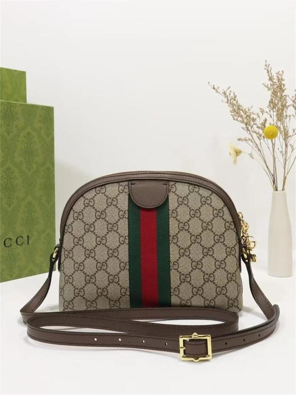 Gucci Ophidia GG Supreme Small Shoulder Bag